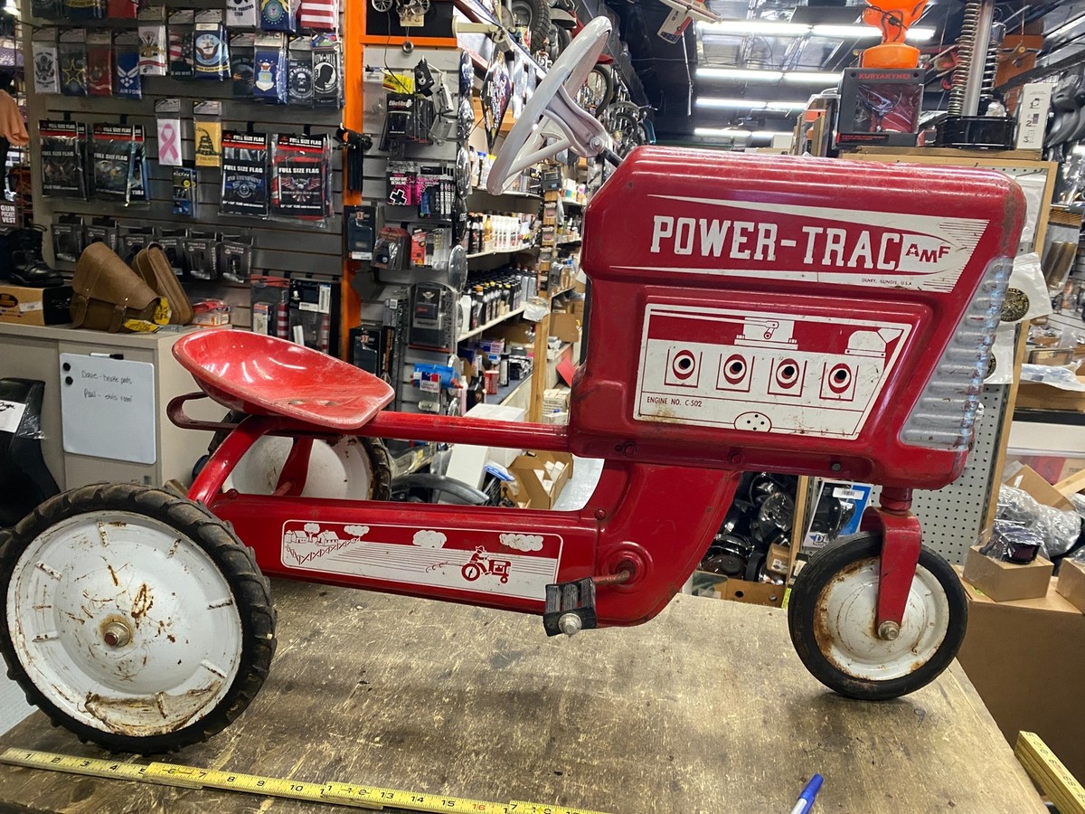 Vtg amf power Trac tractor pedal Car Orig C502 Unrestored Nice