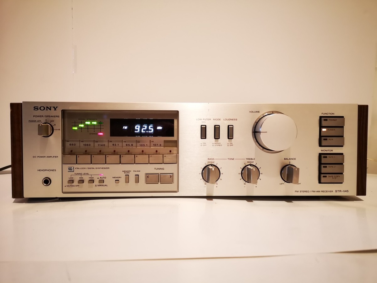 SONY FM Stereo/FM-AM Receiver STR-V45 | eBay