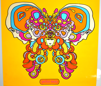 PETER MAX Poster 1969 Original 5 WOMEN BUTTERFLY 21.5 x 22.5 | eBay