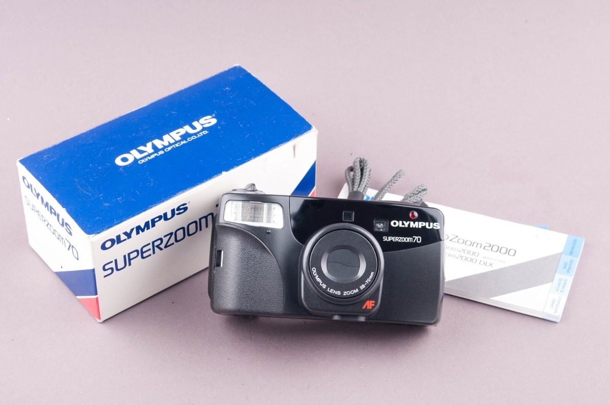 Olympus Superzoom 70 35mm Point & Shoot Film Camera | eBay