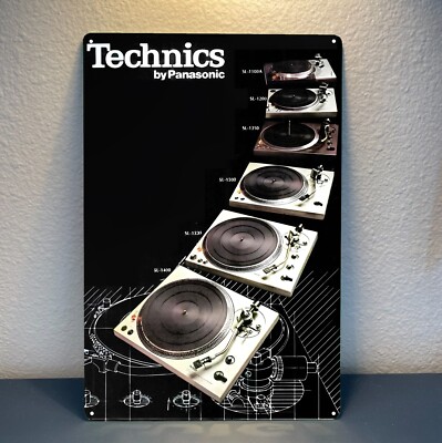 Technics Vintage Audiophile Hi-Fi Turntable sl-12000mk2 Metal