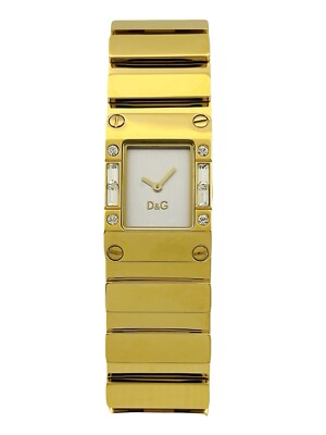 Dolce & Gabbana D&G DW0346 Kilt Women's Golden Stainless Steel