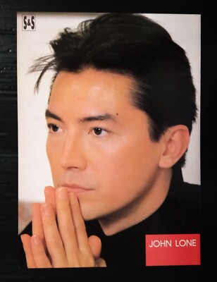 C1043 John Lone Michael J. Fox Vintage Thailand ONLY 1 COLOR PAGE