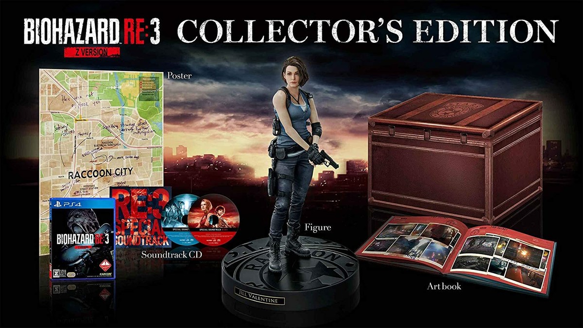 NEW PS4 Resident Evil BIOHAZARD RE:3 Z Version COLLECTOR'S EDITION