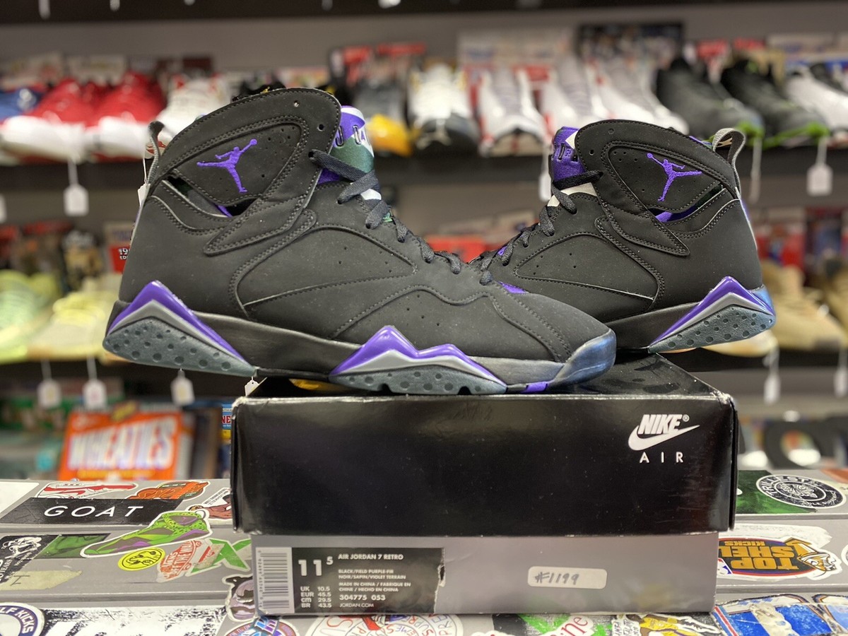 DS NEW AIR JORDAN VII 7 retro RAY ALLEN authentic size 11.5 BUCKS