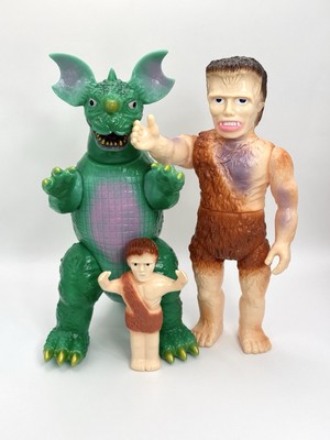 Marmit Frankenstein vs Baragon set Toho Godzilla Kaiju Sofubi