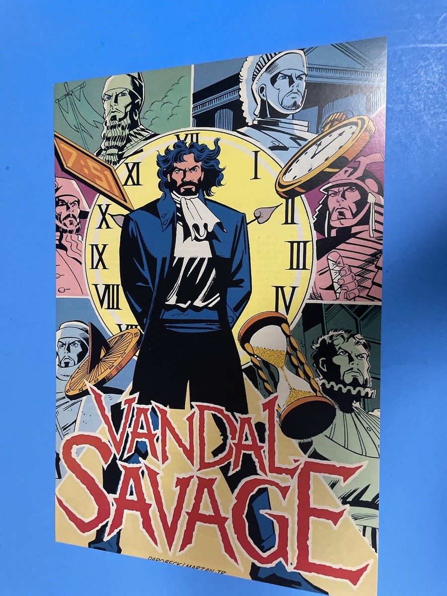 DC UNIVERSE VANDAL SAVAGE JUSTICE LEAGUE OF AMERICA VILLAIN POSTER