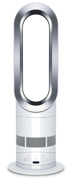Dyson AM04 Hot + Cool Fan Heater, silver and blue for sale online