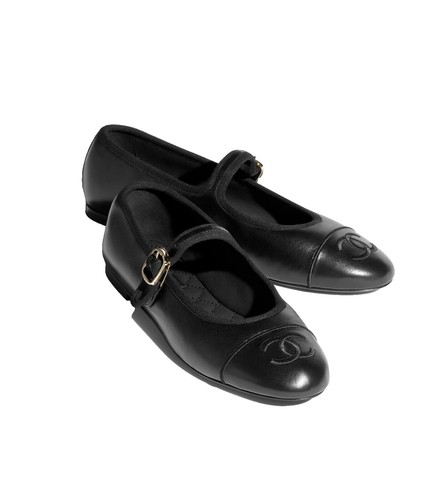 CHANEL MARY JANE 24S SIZE EU40 & 42 BLACK | eBay