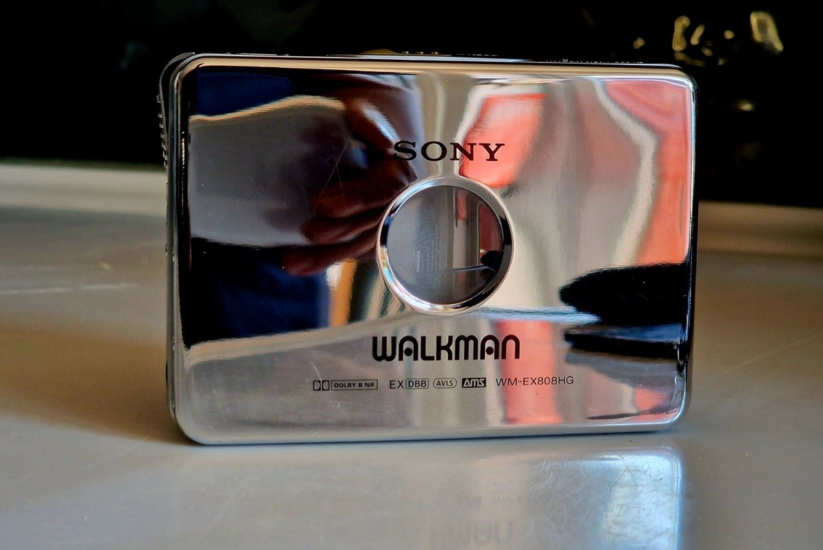 Sony Walkman WM-EX808HG Limited Edition Mirror Chrome Cassette
