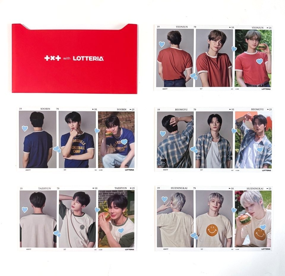TXT TOMORROW X TOGETHER x LOTTERIA Postcard Set (5pcs) | eBay