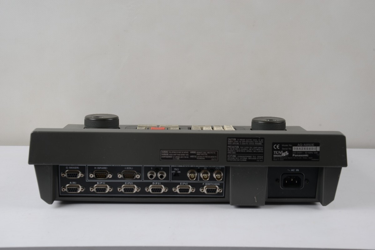 PANASONIC AG A850 DIGITAL DISPLAY MULTI EVENT Video EDITING