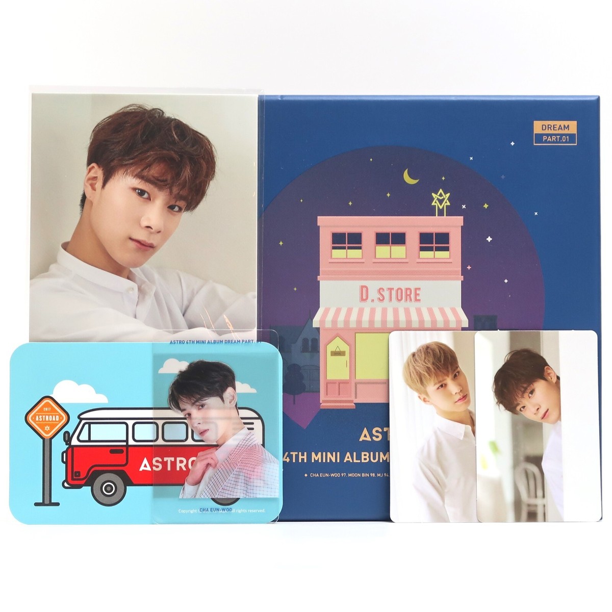 Astro - Dream Part. 01 Night Version CD Album + PC + Moonbin Pre