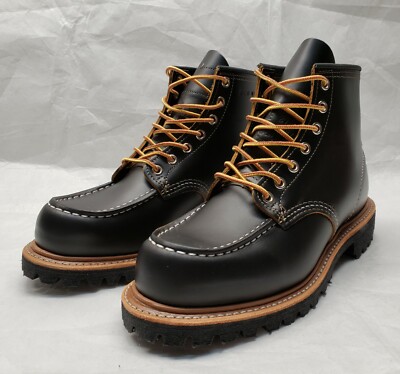 Red Wing 9878 Black Klondike Irish Setter Moc Toe 875 Heritage