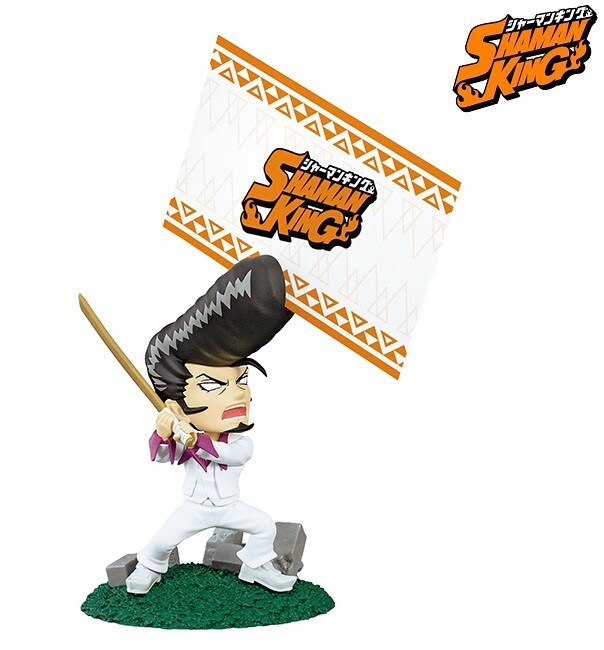 RE-MENT SHAMAN KING DesQ Desktop Shaman Mini Figure Wooden Sword