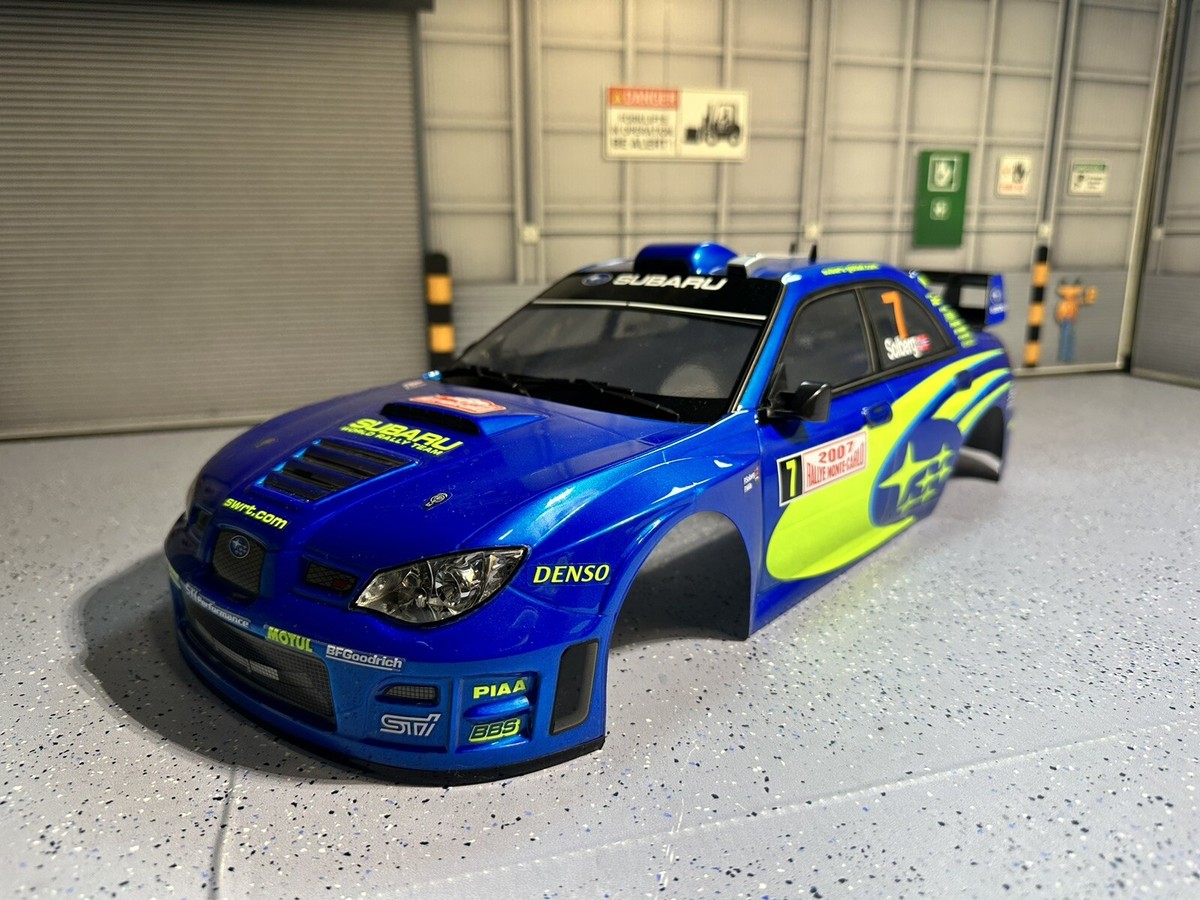 Custom Tamiya TT01e Subaru WRX STI Rally body Only | eBay