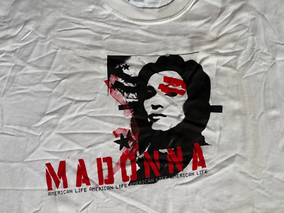 Vintage MADONNA 2003 American Life Shirt Size XL. New Without Tags