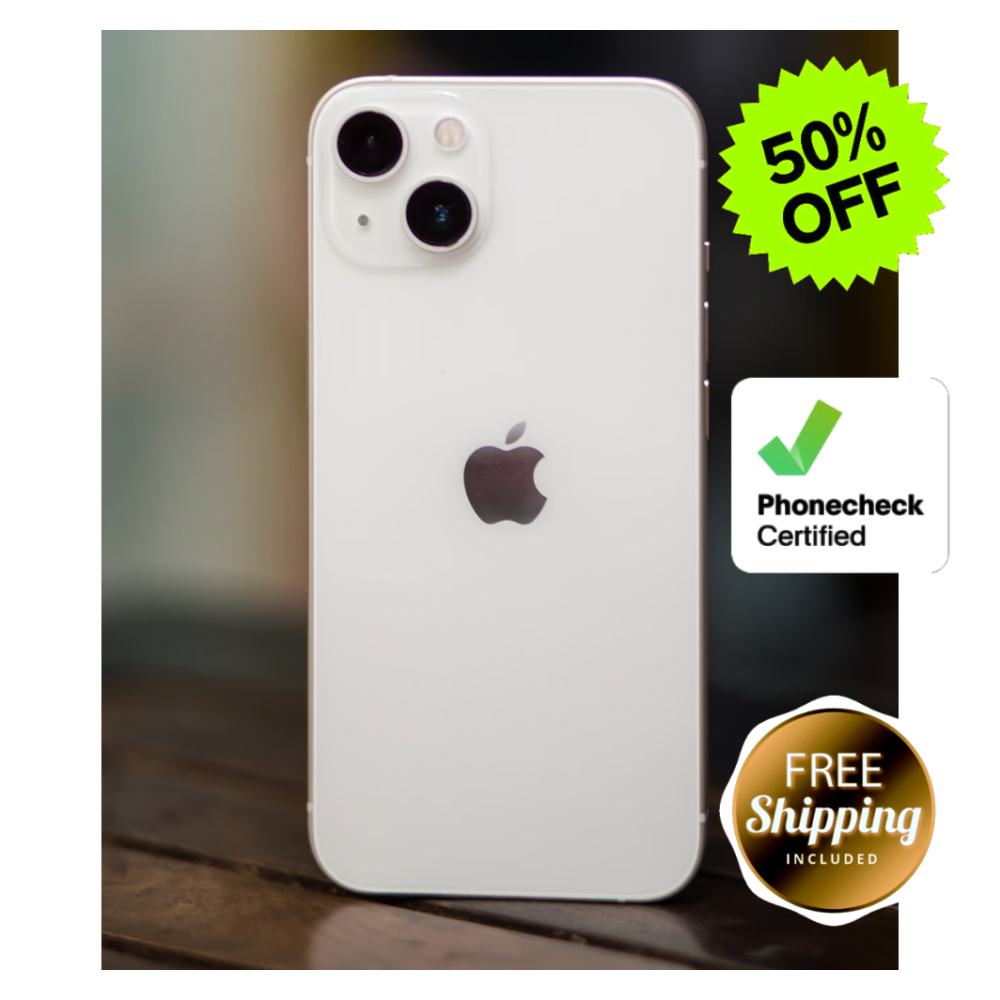 Apple iPhone 13 128GB 256GB 512GB Unlocked Verizon White Black 5G