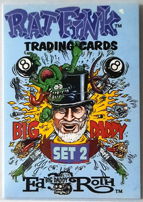 1996 Rat Fink Set 2 Checklist Card by Ed 
