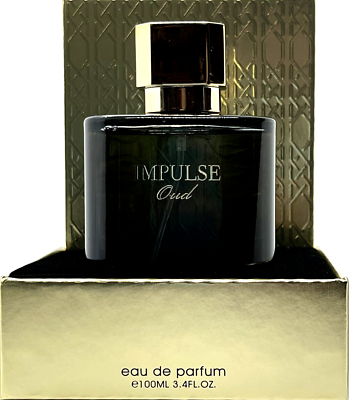 ZIMAYA IMPULSE OUD EAU DE PARFUM SPRAY FOR MEN 3.4 Oz / 100 ml
