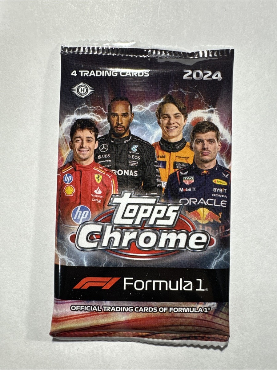 1) 2024 Topps Chrome Formula 1 F1 Hobby Lite Factory Sealed Pack