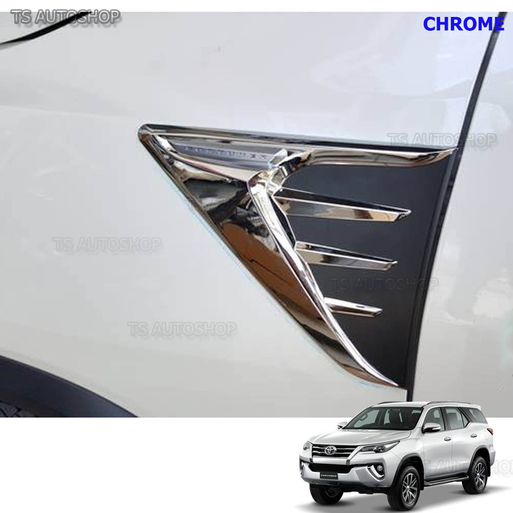 Side Vent FITT Simulator Fender Cover Fits Toyota Fortuner Suv