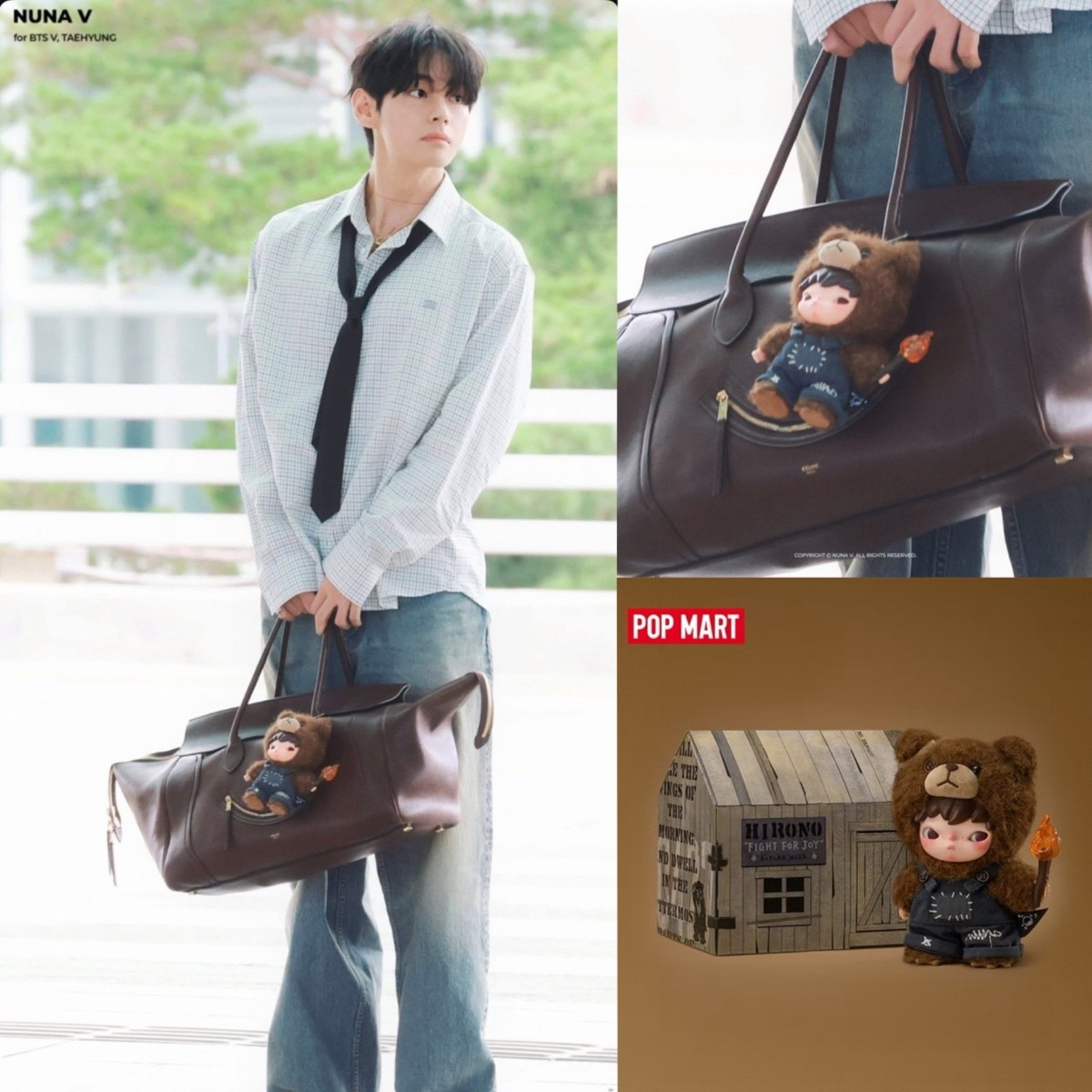 AUTHENTIC] POPMART HIRONO LIVING WILD - FIGHT FOR JOY PLUSH DOLL V