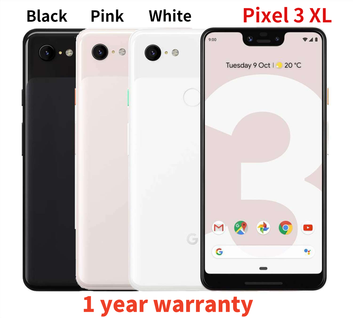 Google Pixel 3 XL 6.3