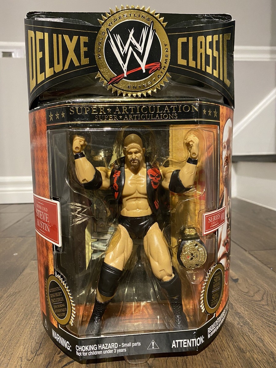 WWF WWE JAKKS DELUXE CLASSIC SUPERSTARS STONE COLD STEVE AUSTIN