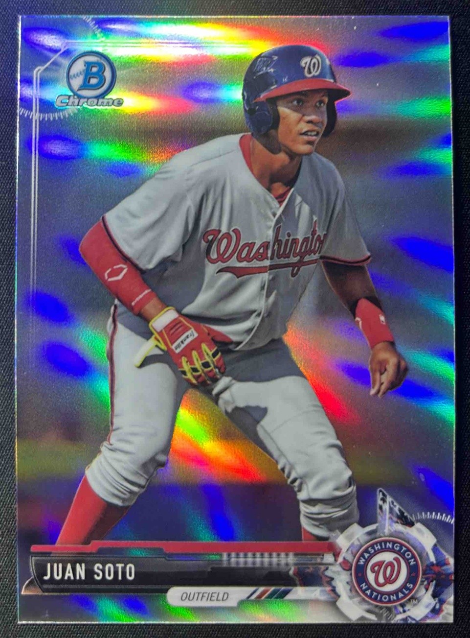 スポーツ選手 MLB 2017 JUAN SOTO CHROME ref Juan Soto 2017 Bowman