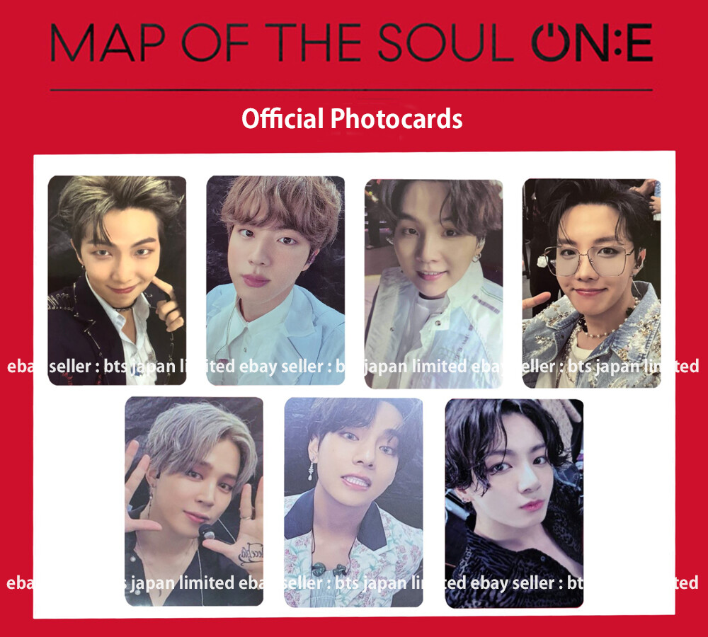 BTS MAP OF THE SOUL ON:E DVD Official Photo card photocard PC MOS