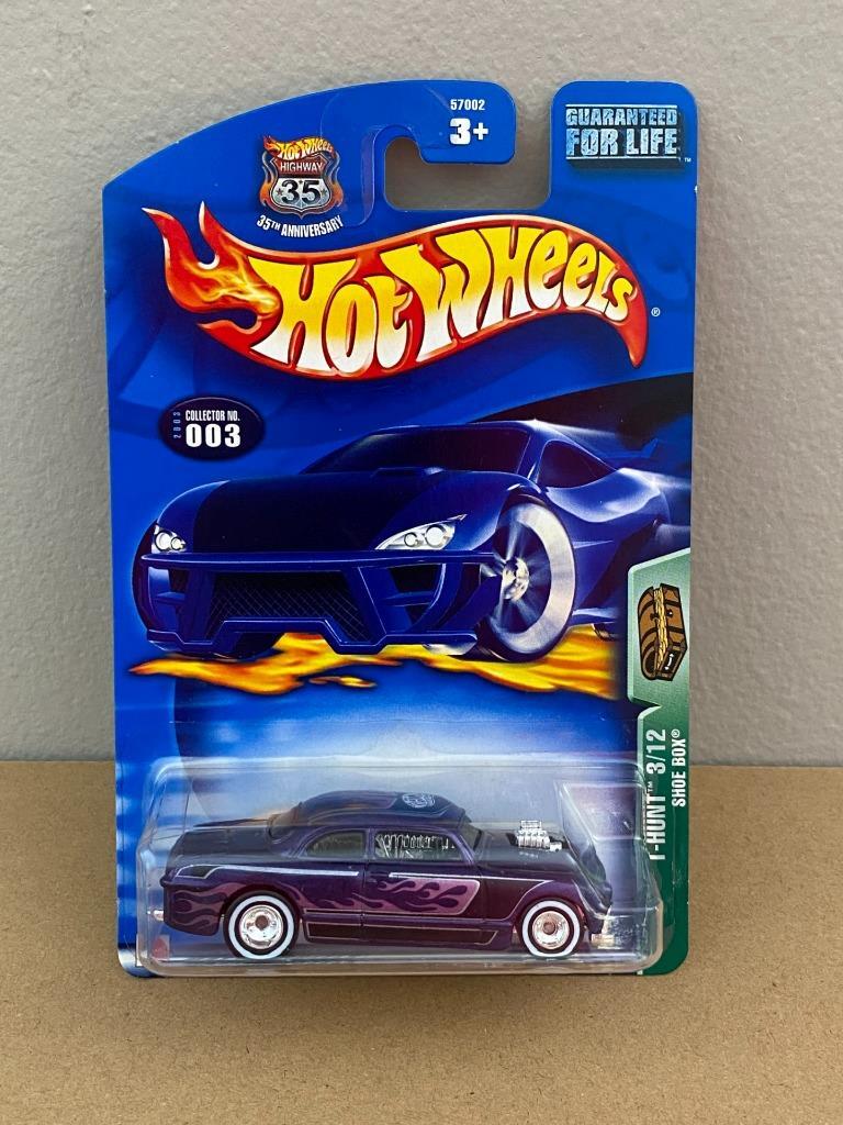 Hot Wheels 2003 Super Treasure Hunt Shoe Box T-Hunt 3/12 Mattel