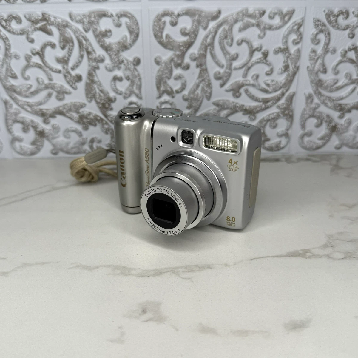 Canon Powershot A580 Digital Cameras with Built - in Flash for