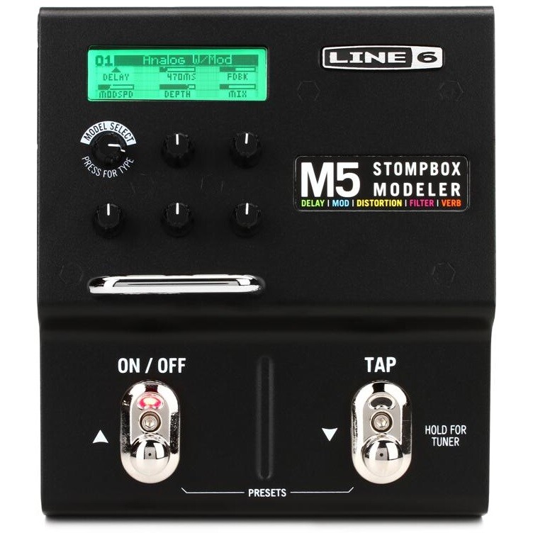 Line 6 M5 Stompbox Modeler Guitar Multi Effects Pedal Processor w
