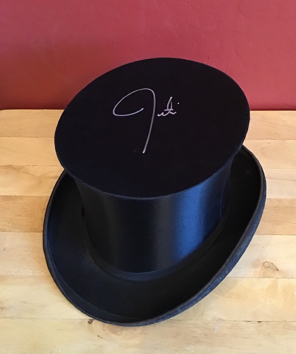JUSTIN TIMBERLAKE Autograph VINTAGE Silk TOP HAT JSA Certified