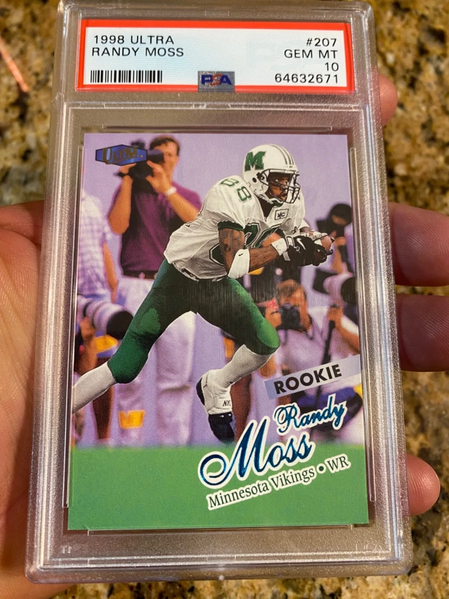 Fleer Randy Moss Rookie Football Sports Trading Cards