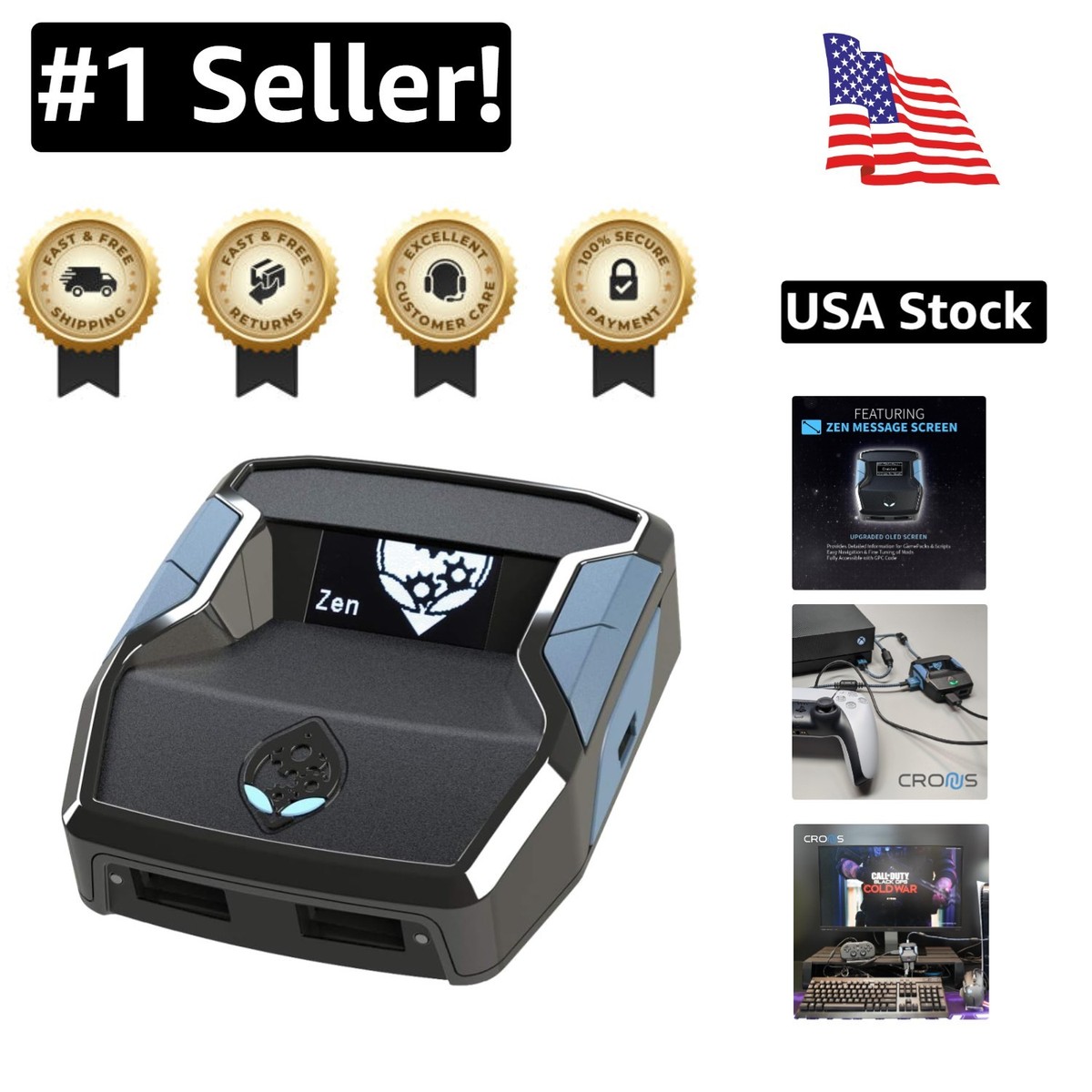 Cronus Zen: Ultimate Gaming Accessory for PS, Xbox, Switch & PC