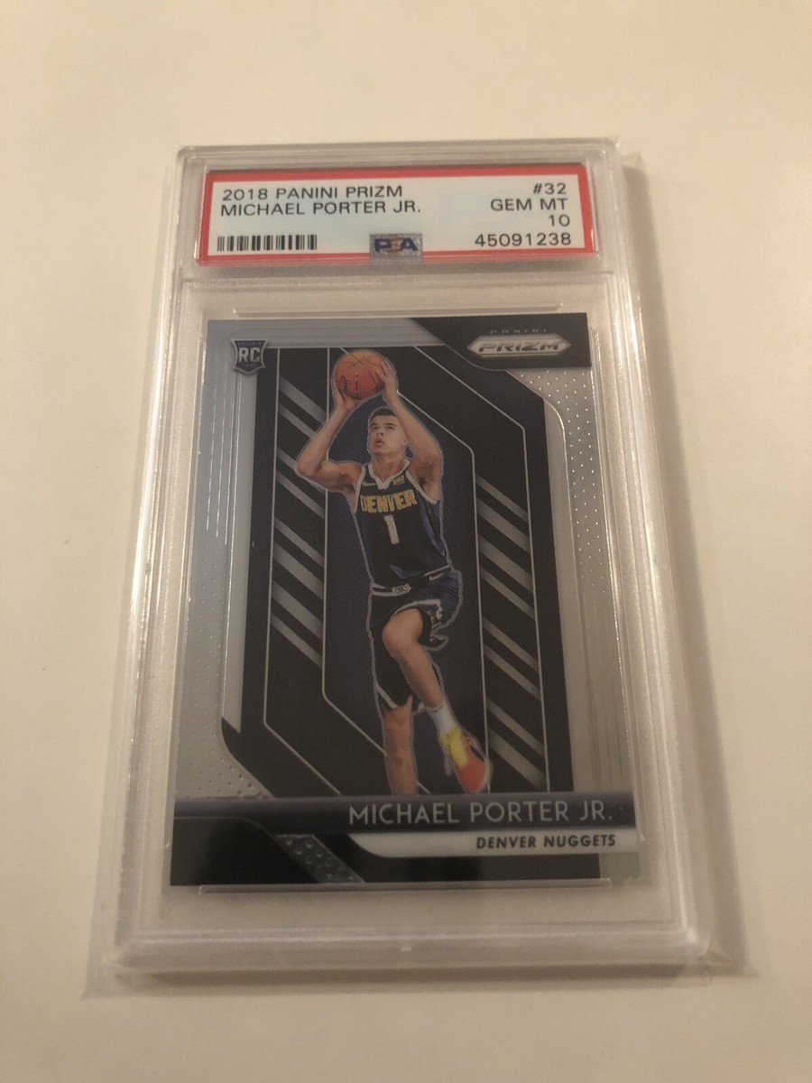 Michael Porter Jr. RC Rookie Base Prizm PSA 10 GEM MINT | eBay