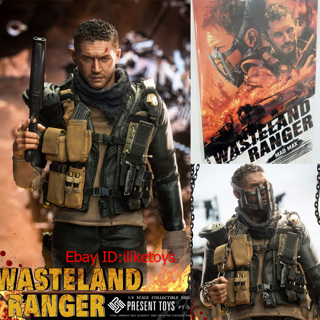 PRESENT TOYS MAD MAX Tom Wasteland Ranger 1/6 Scale Male Action