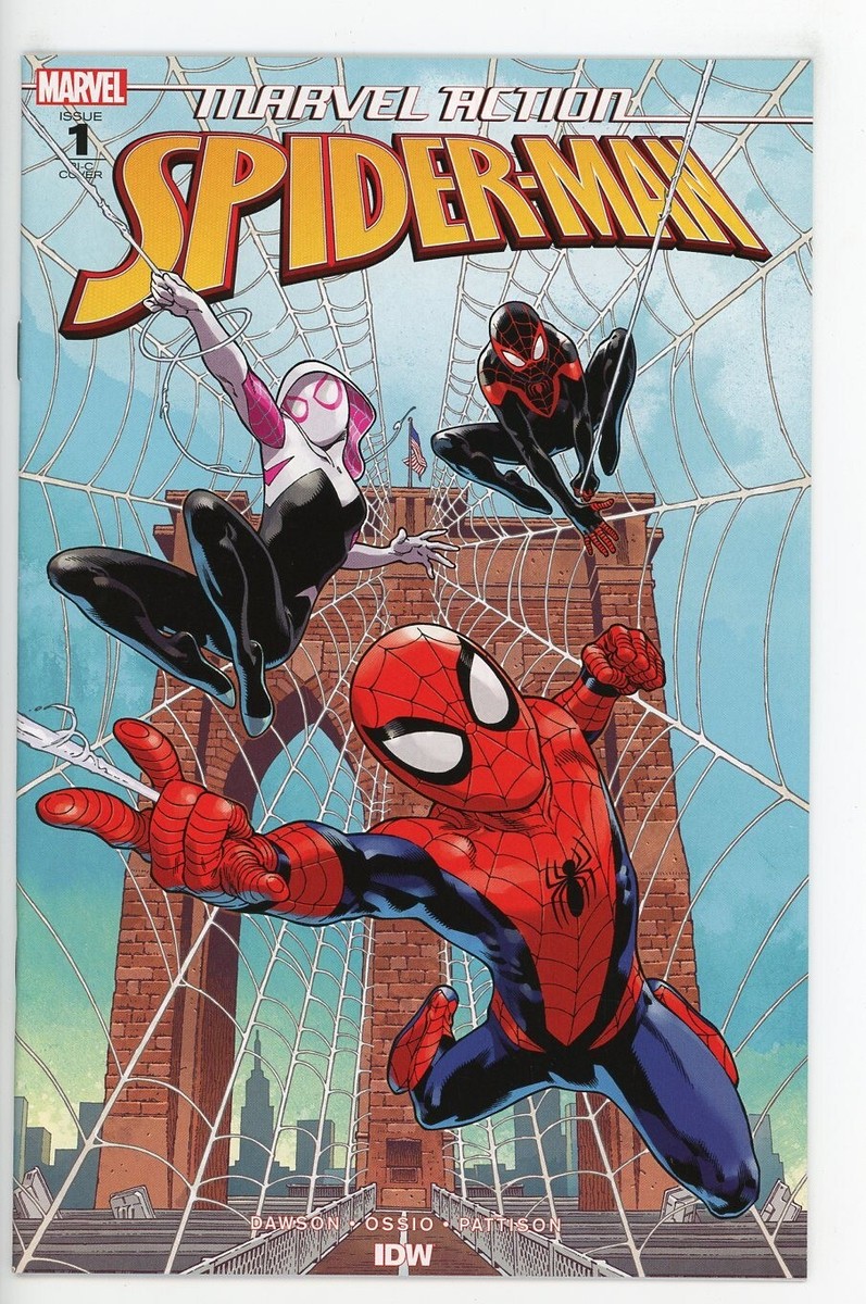 MARVEL ACTION SPIDER-MAN #1 NEAR MINT 2018 RODRIGUEZ VARIANT 1:50