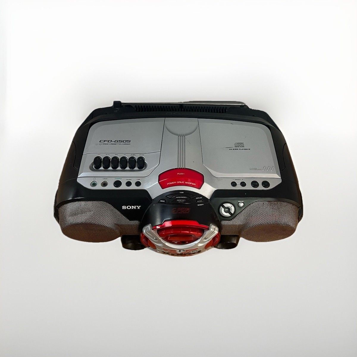 Sony Xplod CFD-G505 Boombox Mega Bass AM/FM Radio CD Cassette