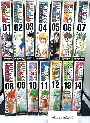 Hunter x Hunter Convenience Comic Ver Vol.1-14 Full Set Manga