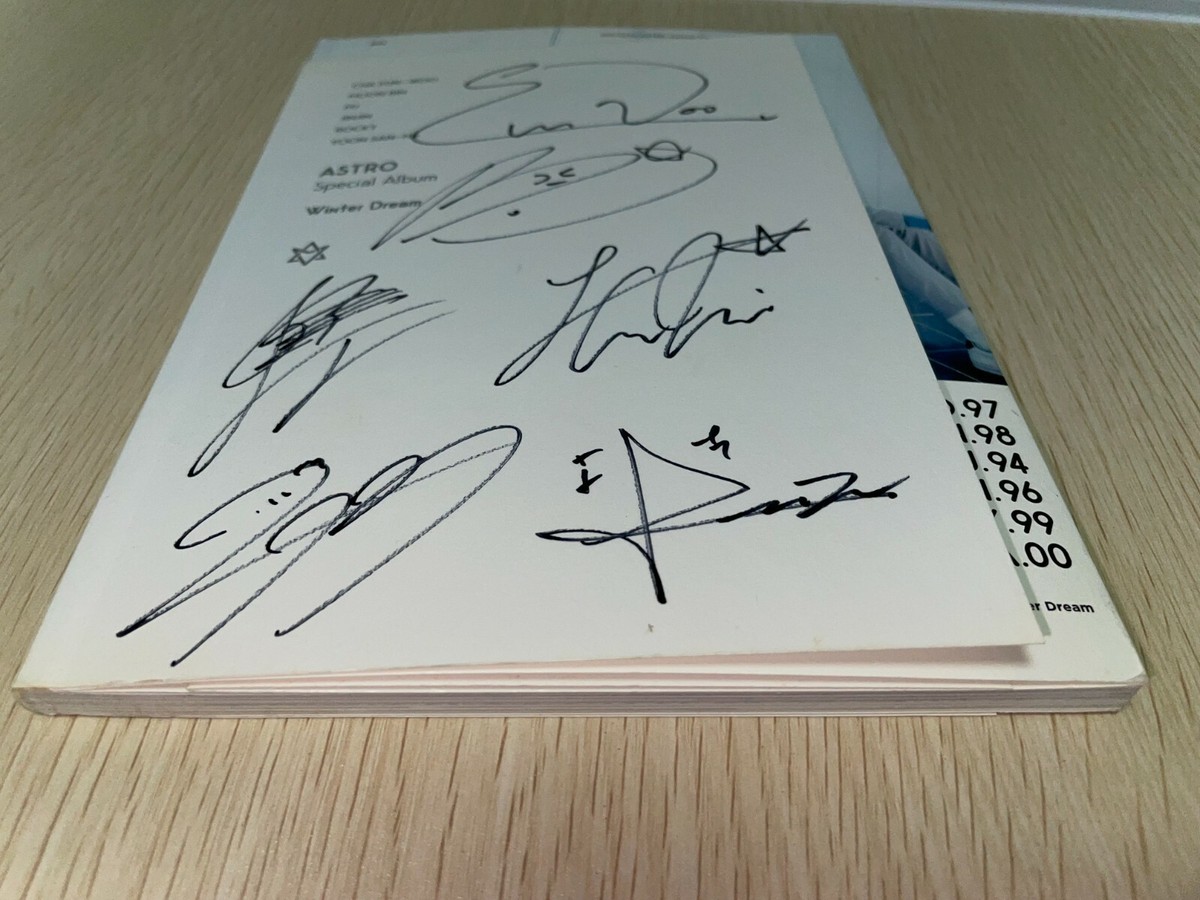 ASTRO [WINTER DREAM] Autographed Signed Album | eBay