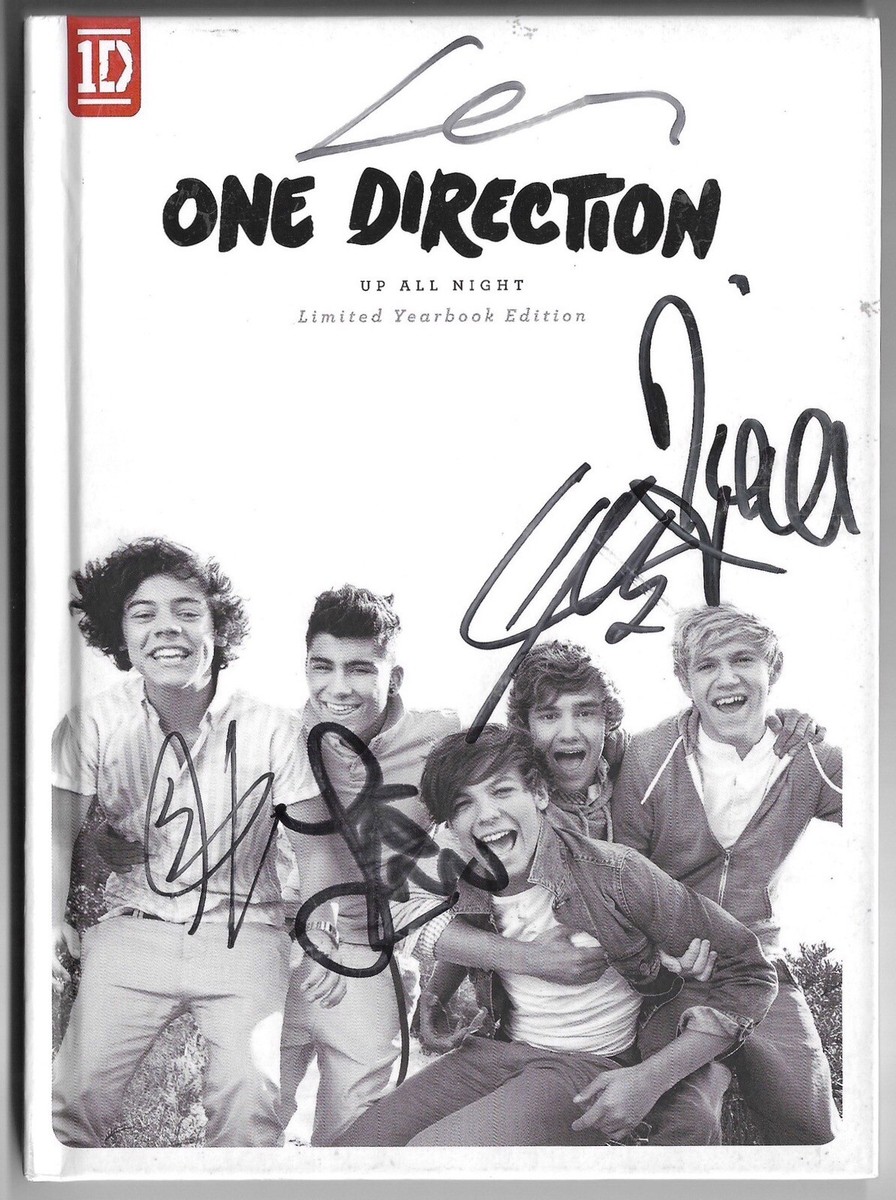 One Direction Signed Up All Night Limited Yearbook Edition JSA LOA