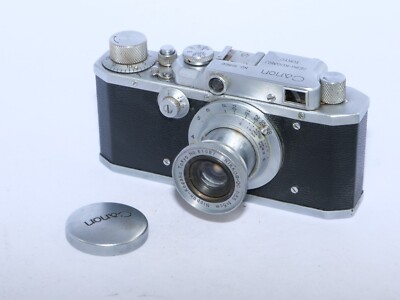 Canon Seiki-Kogaku S-II camera, Nikkor-QC 5cm f3.5 lens. Circa