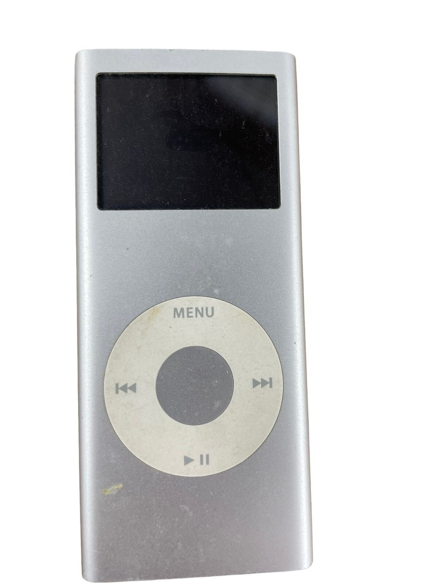 Apple iPod Nano 2nd Generation 4GB A1199 Silver No Power Cord. | eBay