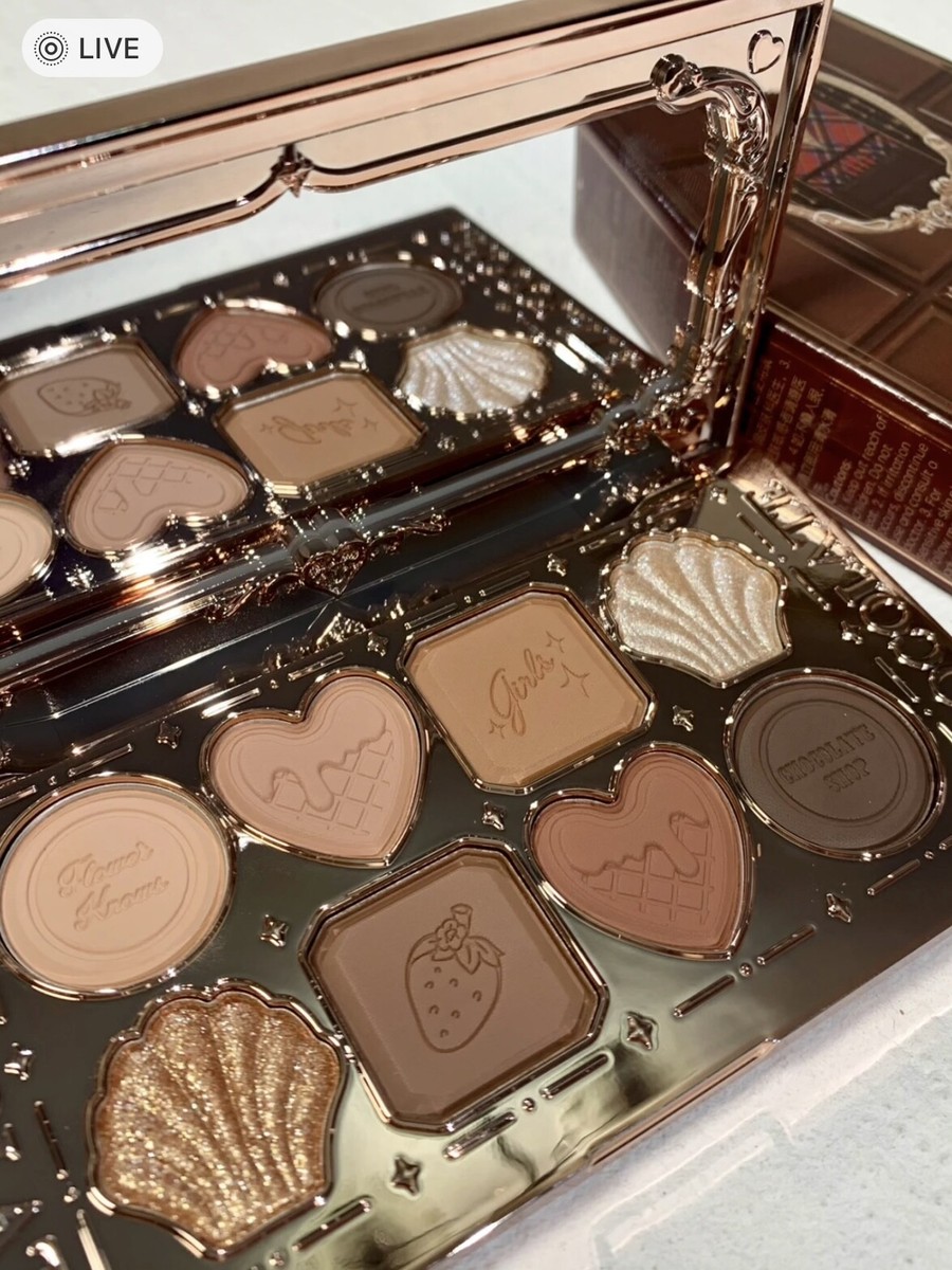 RARE Flower Knows Chocolate Wonder-Shop Eight-Color Eyeshadow