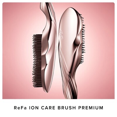 ReFa Ion Care Brush Premium Shampoo & Treatment Hairbrush Pink MTG