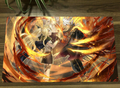 YGO Dogmatika Ecclesia, The Virtuous Fallen Of Albaz Playmat TCG