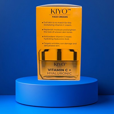NEW KIYO FACE CREAM Vitamin C Hyaluronic Brighten Boost cream | eBay